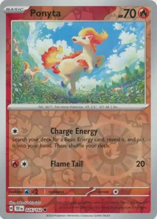 Ponyta Reverse Holo