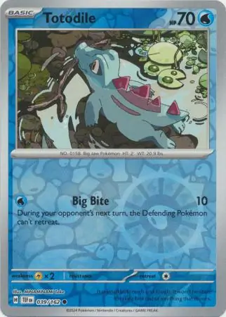 Totodile Reverse Holo
