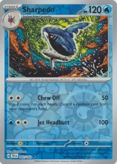 Sharpedo Reverse Holo 043