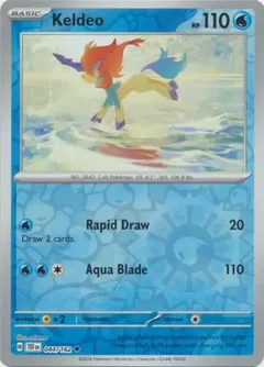 Keldeo Reverse Holo 044