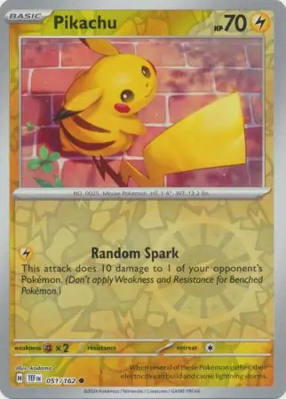 Pikachu Reverse Holo