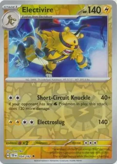 Electivire Reverse Holo 054