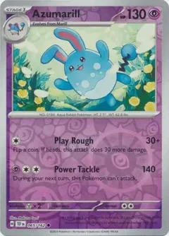 Azumarill Reverse Holo 065