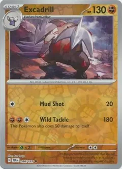 Excadrill Reverse Holo 086