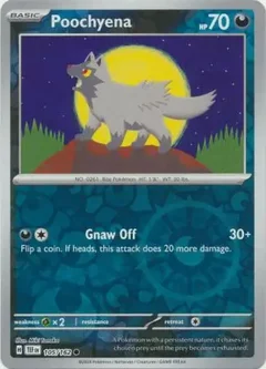 Poochyena Reverse Holo 105