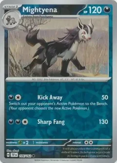 Mightyena Reverse Holo 106