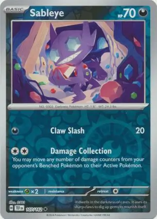 Sableye Reverse Holo