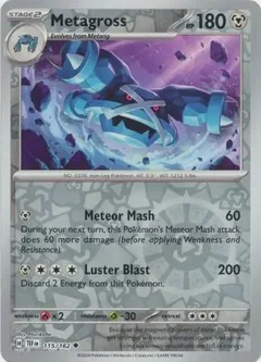 Metagross Reverse Holo 115