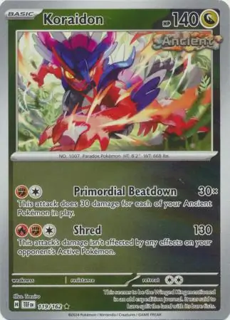 Koraidon Reverse Holo