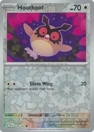 Hoothoot Reverse Holo