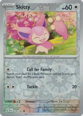 Skitty Reverse Holo