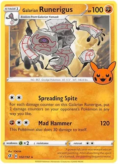 Galarian Runerigus 102