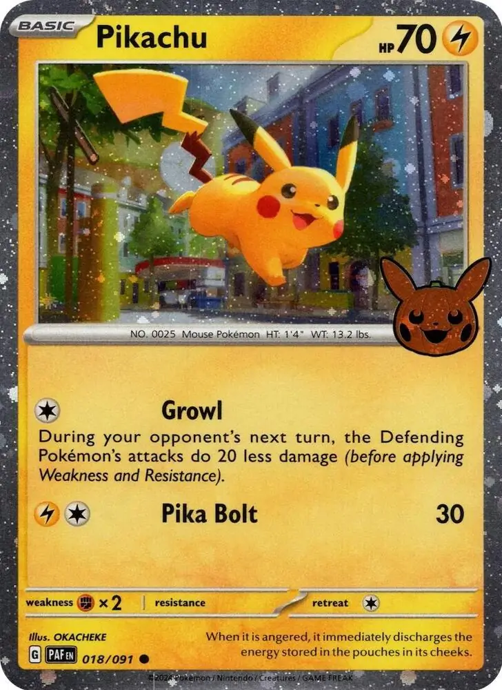 Pikachu Cosmos Holo
