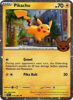 Pikachu Cosmos Holo 018