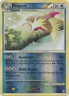 Pidgeot Reverse Holo 29