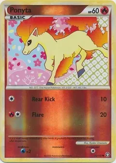 Ponyta Reverse Holo 72