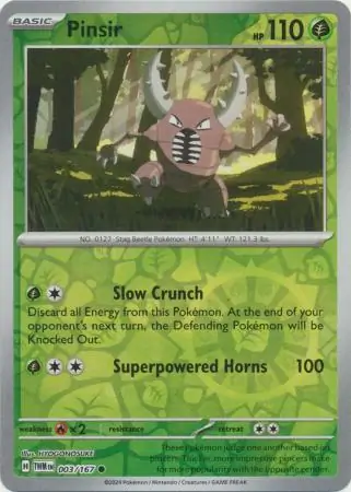Pinsir Reverse Holo