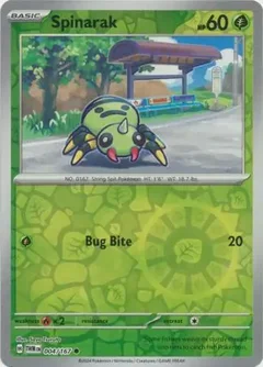 Spinarak Reverse Holo 004