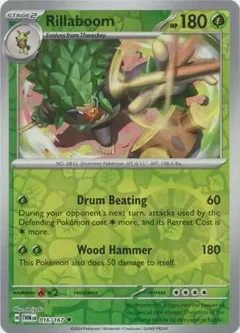 Rillaboom Reverse Holo 016