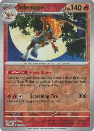 Infernape Reverse Holo