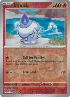 Litwick Reverse Holo 036