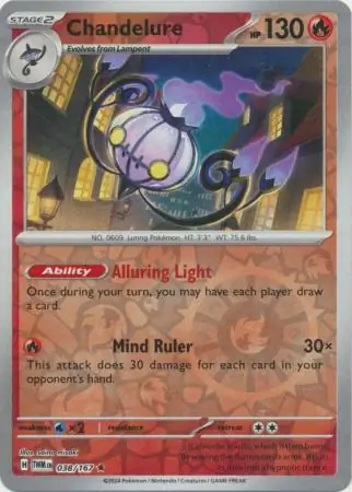 Chandelure Reverse Holo
