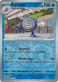 Poliwhirl Reverse Holo 042