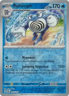 Poliwrath Reverse Holo 043