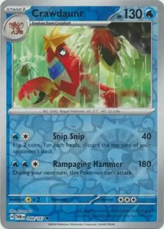 Crawdaunt Reverse Holo 048