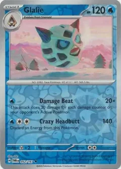 Glalie Reverse Holo 052