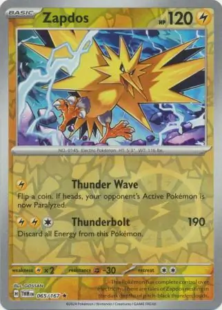 Zapdos Reverse Holo