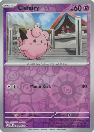 Clefairy Reverse Holo