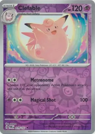 Clefable Reverse Holo