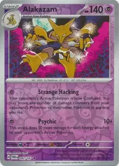 Alakazam Reverse Holo 082