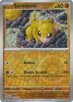 Sandshrew Reverse Holo 097