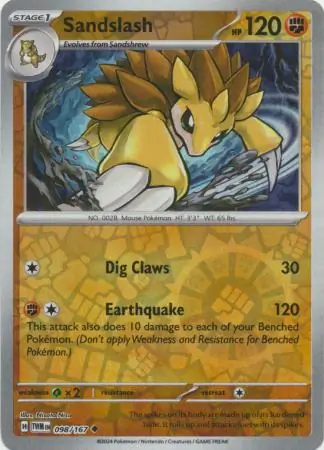 Sandslash Reverse Holo