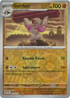 Gurdurr Reverse Holo 104