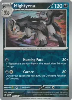 Mightyena Reverse Holo 114