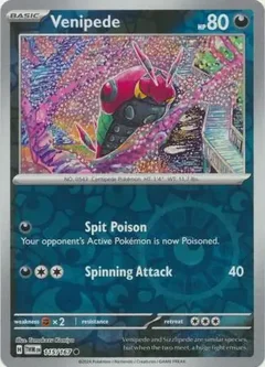 Venipede Reverse Holo 115
