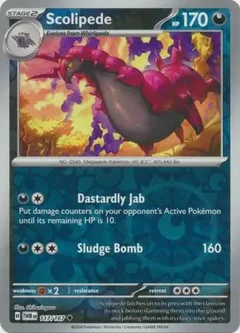 Scolipede Reverse Holo 117