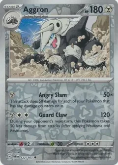 Aggron Reverse Holo 122