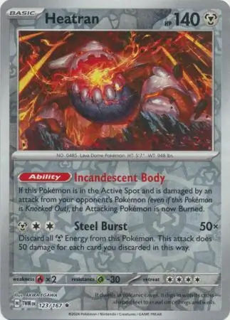 Heatran Reverse Holo