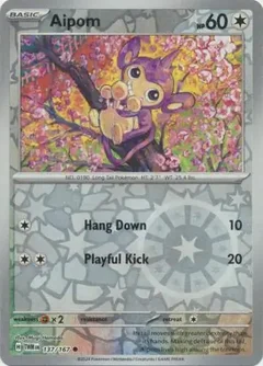 Aipom Reverse Holo 137