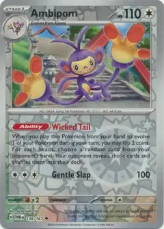 Ambipom Reverse Holo 138