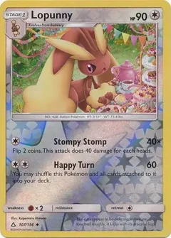 Lopunny Reverse Holo 107