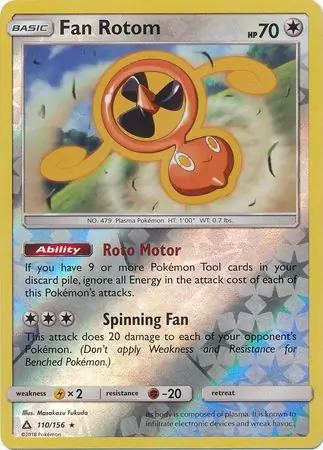 Fan Rotom Reverse Holo