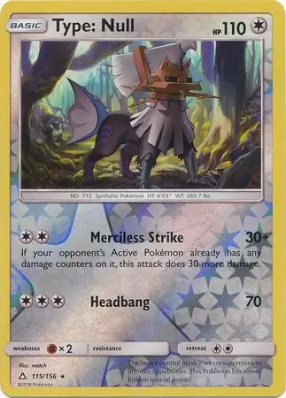 Type: Null Reverse Holo