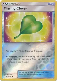 Missing Clover Reverse Holo 129