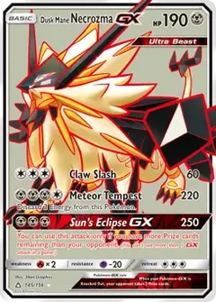 Full Art Dusk Mane Necrozma GX 145