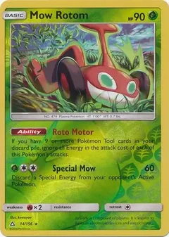 Mow Rotom Reverse Holo 14